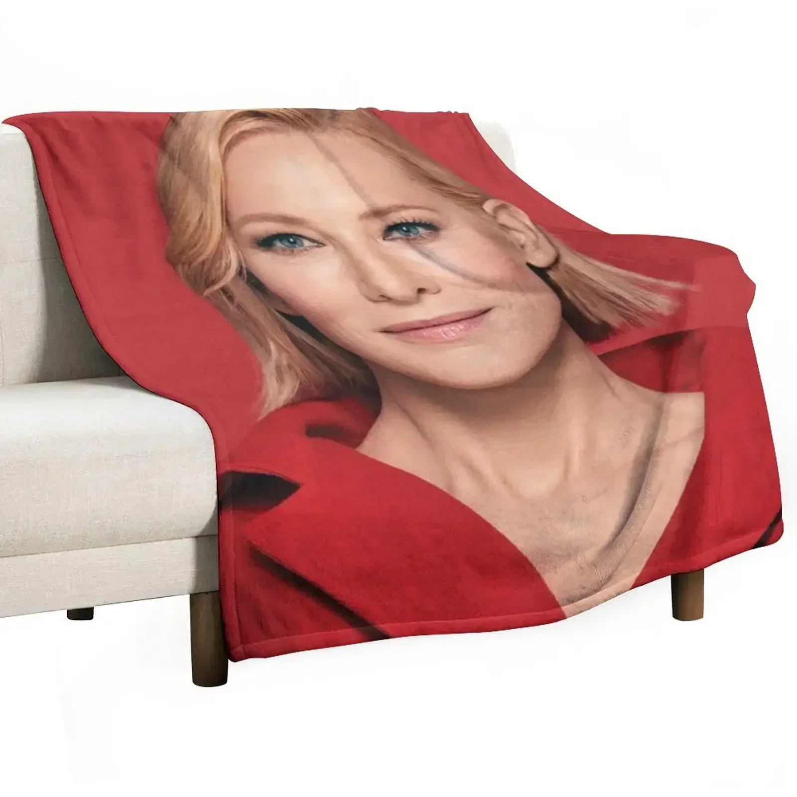 

Cate Blanchett Throw Blanket Warm Comfortable Blanket Gift for Parents Friends