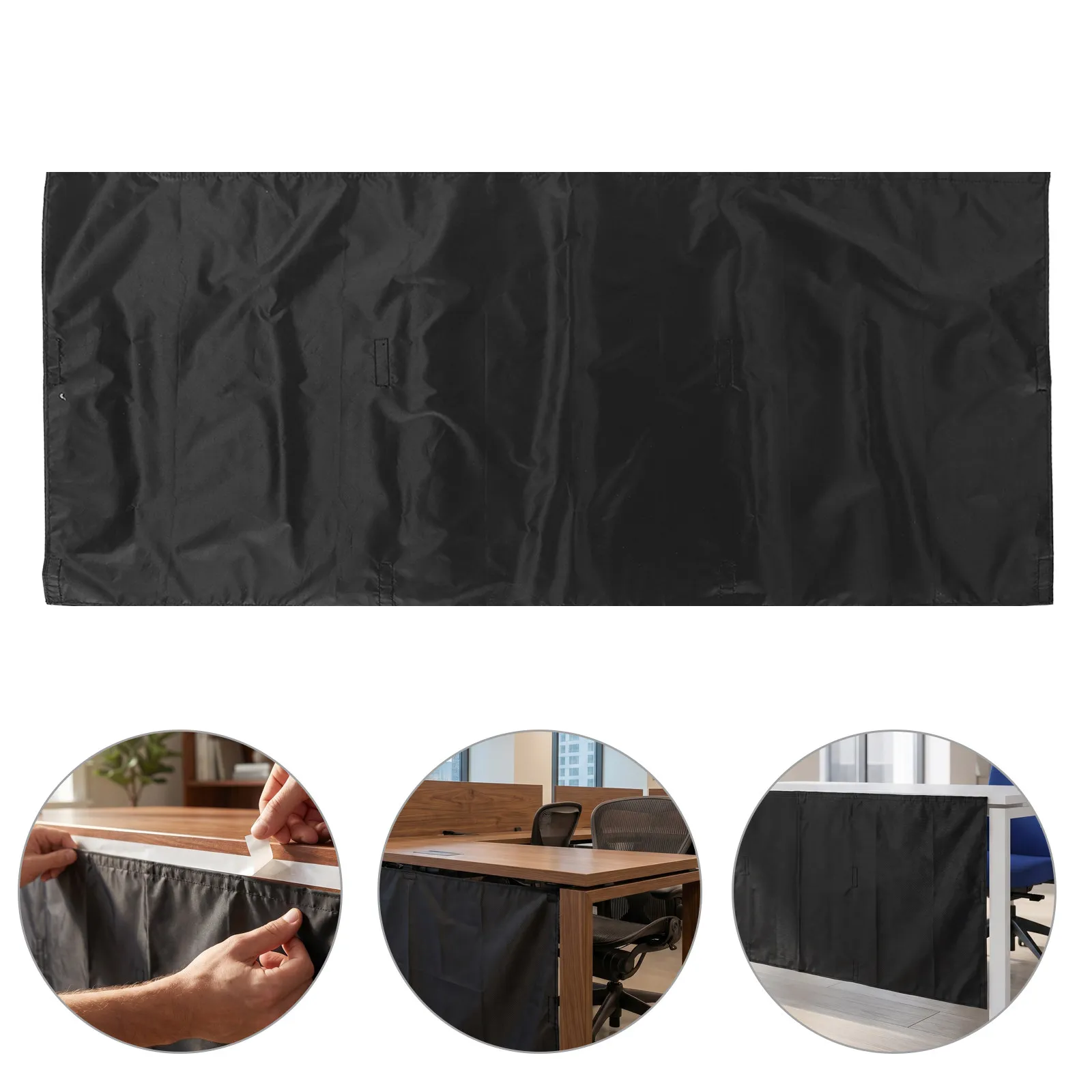 48x28 Under Desk Privacy Panel Self Adhesive Cable Concealment Cord Organizer Office Workstation Wire Hiding Panel Privacy Cover