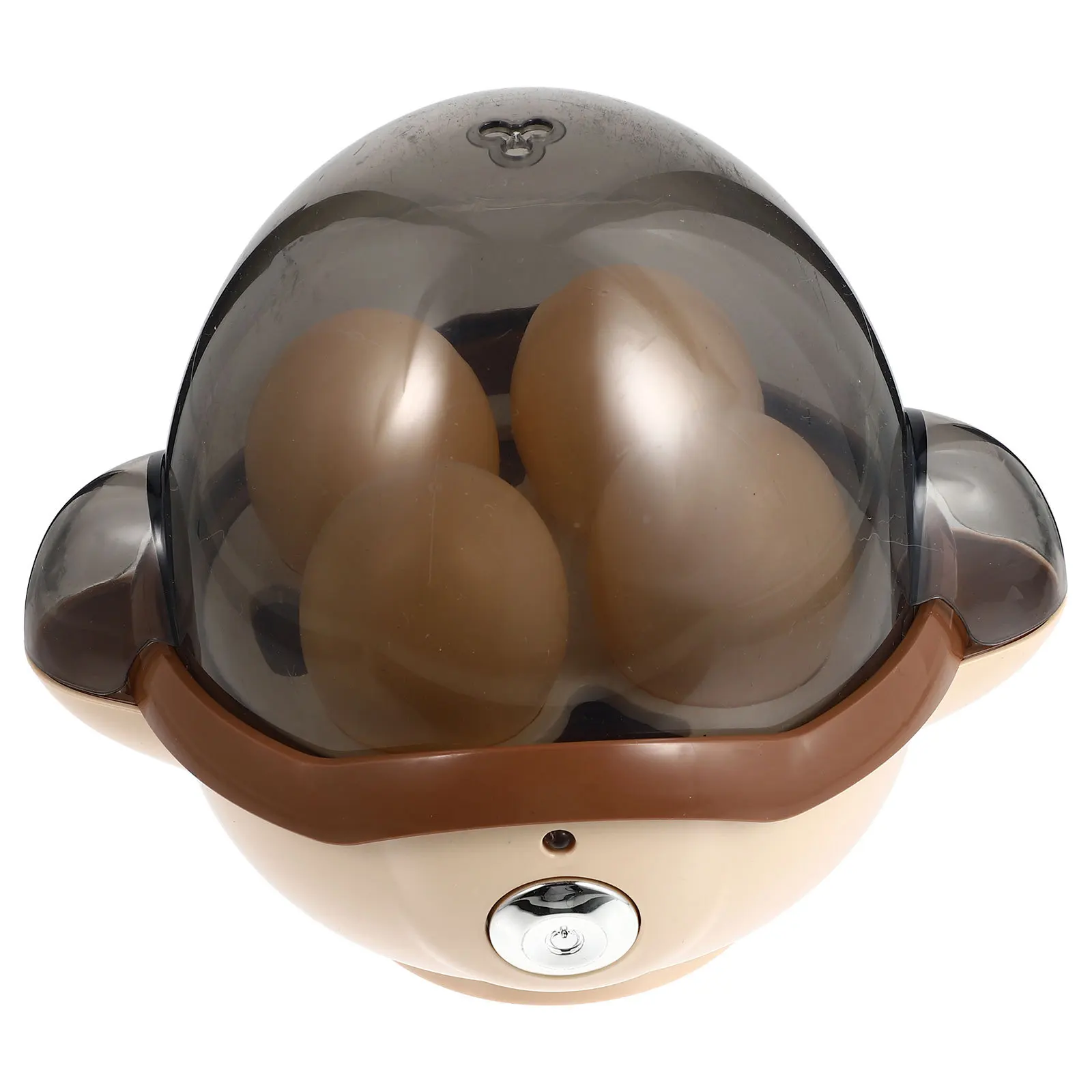 1 pçs simulação de cozinha ovo vapor cáqui educacional multi-função cozinhar playset para crianças interação pai