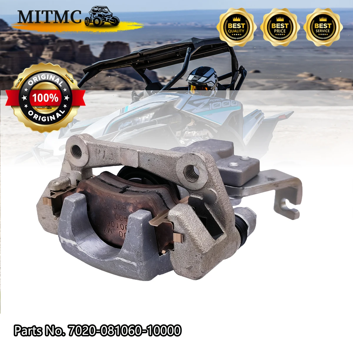 Prawa tylna zacisk hamulcowy dla CF ATV Cforce CF400 450 CF500 520 550 550EX 600 625 800 850 Z8-EX UTV 1000 7020-081060-10000