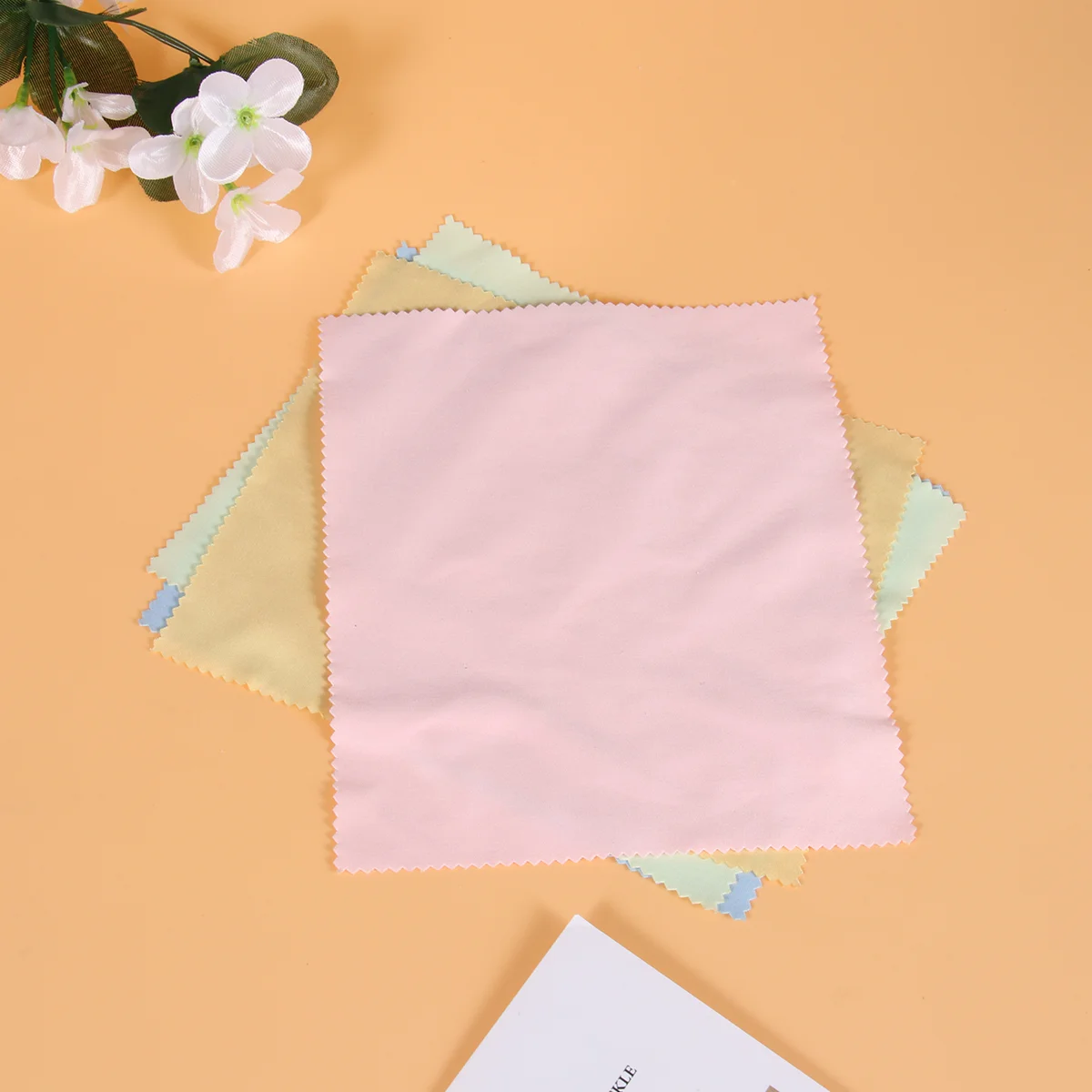 10 Pcs Cleaning Cloth Lens Cleaner for Glasses Screen Microfiber Phone Cloths Fabric