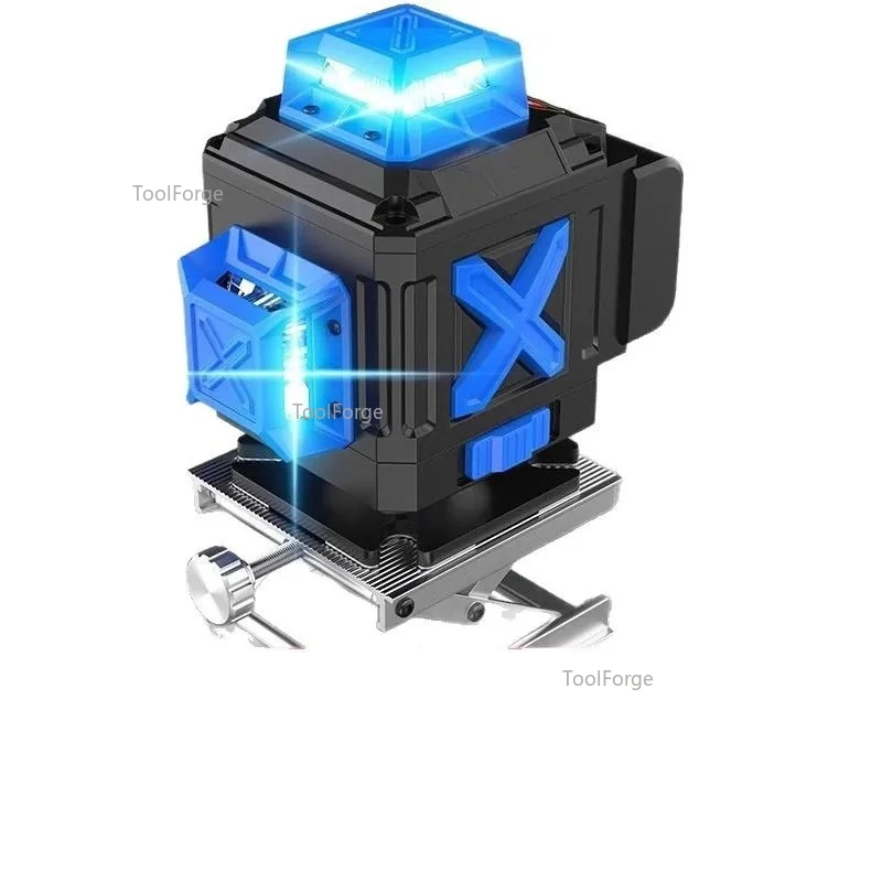 8-Wire Infrared Level Green Light High-precision Strong Light Fine Line Wall-to-floor Integrated Machine Blue Laser 8