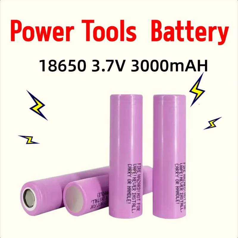 

18650 3.7V 3000mAH Flashlights and Power Tools Rechargeable Battery