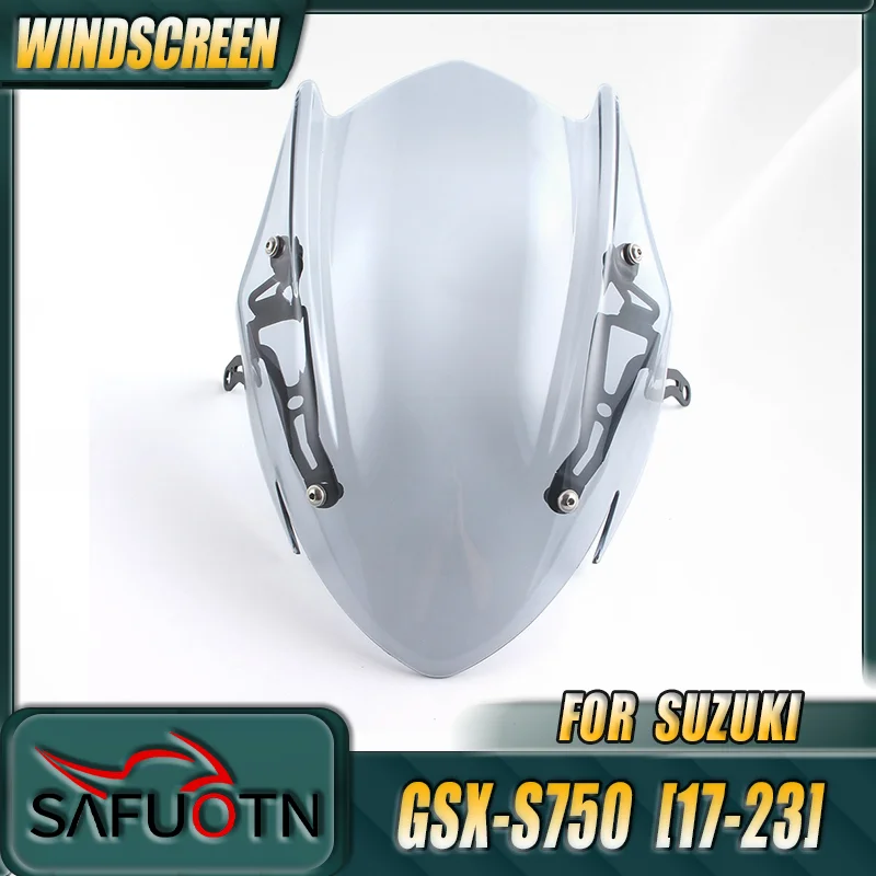

for Suzuki GSX-S750 GSXS750 2017-2023 GSXS GSX-S 750 Sport Touring Windshield Windscreen Motorcycle Wind Deflector Shield Screen