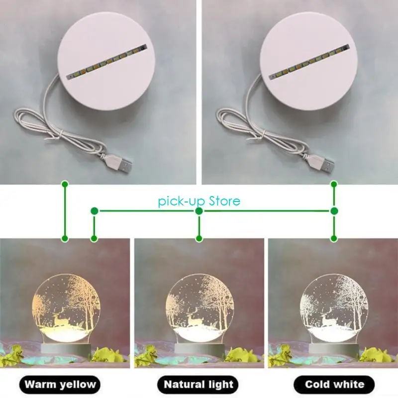 

Q5WA Transparent Acrylic Calendar Desk Memo Board Erasable Marker Included for Office Desk Planner Bedroom LED Night Light