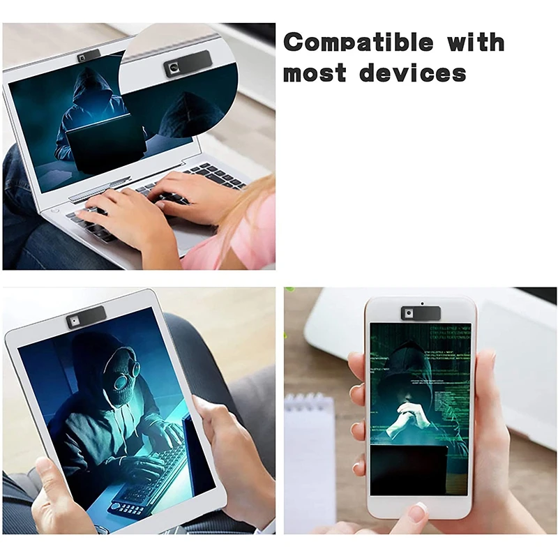 【A17Z】3 Pcs Computer Tablet Camera Anti-Peeping Privacy Patch Slide Cover Webcam Cover Laptop Camera Cover Sliding