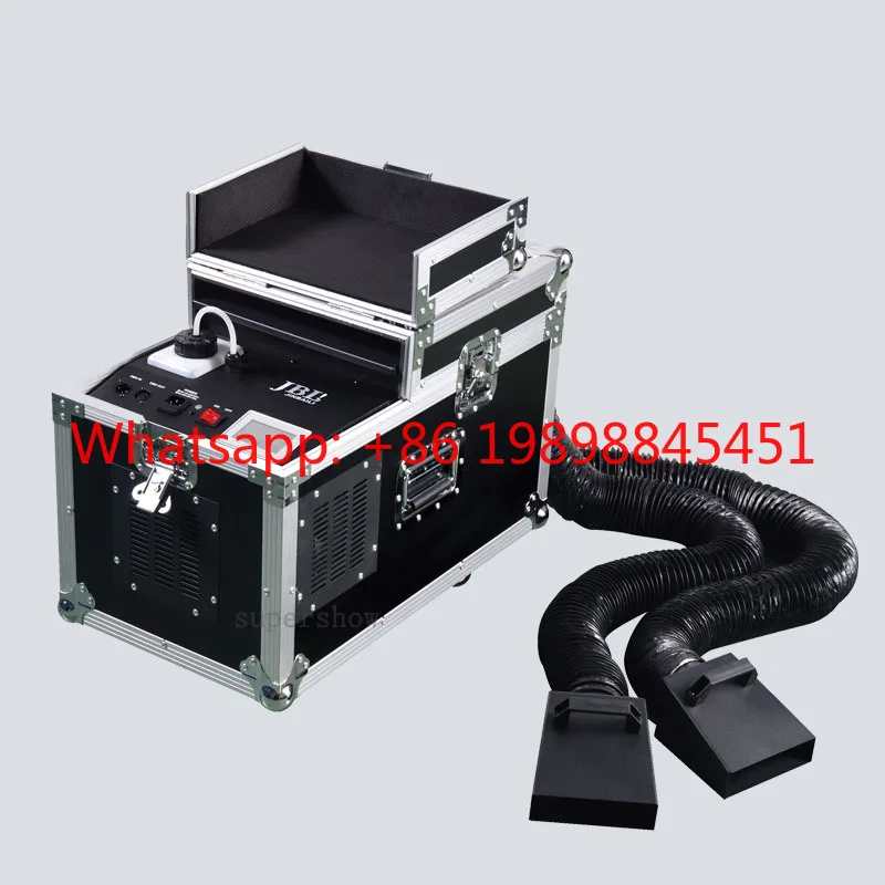 3000w Water Machine Low Machine With Lying Machine Wedding Show Double Tube Fog Smoke Fightcase Ground Smoke for Stage