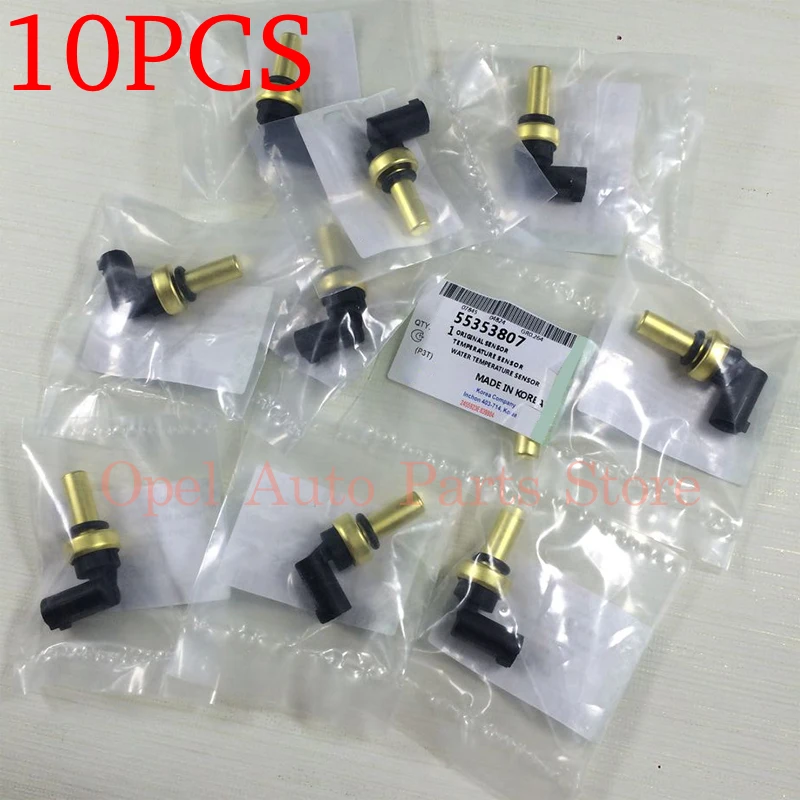 10PCS Engine Coolant Water Temperature Sensor For Chevrolet Cruze GMC Opel Vauxhall Insignia Corsa Signum Astra 55353807