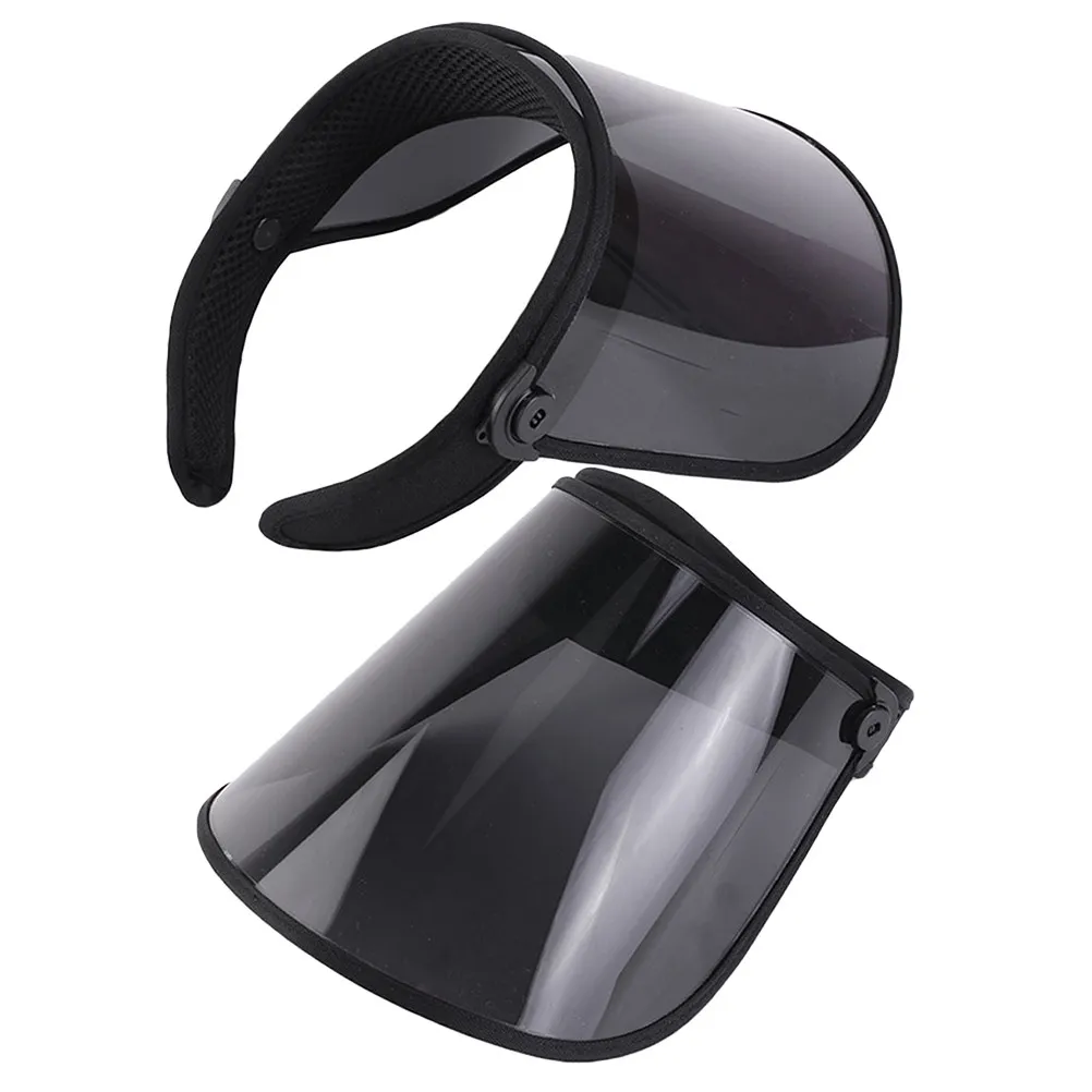 

2Pcs Women's Summer Sun Visor Hat Uv Protective Breathable Open Top Outdoor Sports Hat for Cycling Hiking Beach Travel Anti Uv