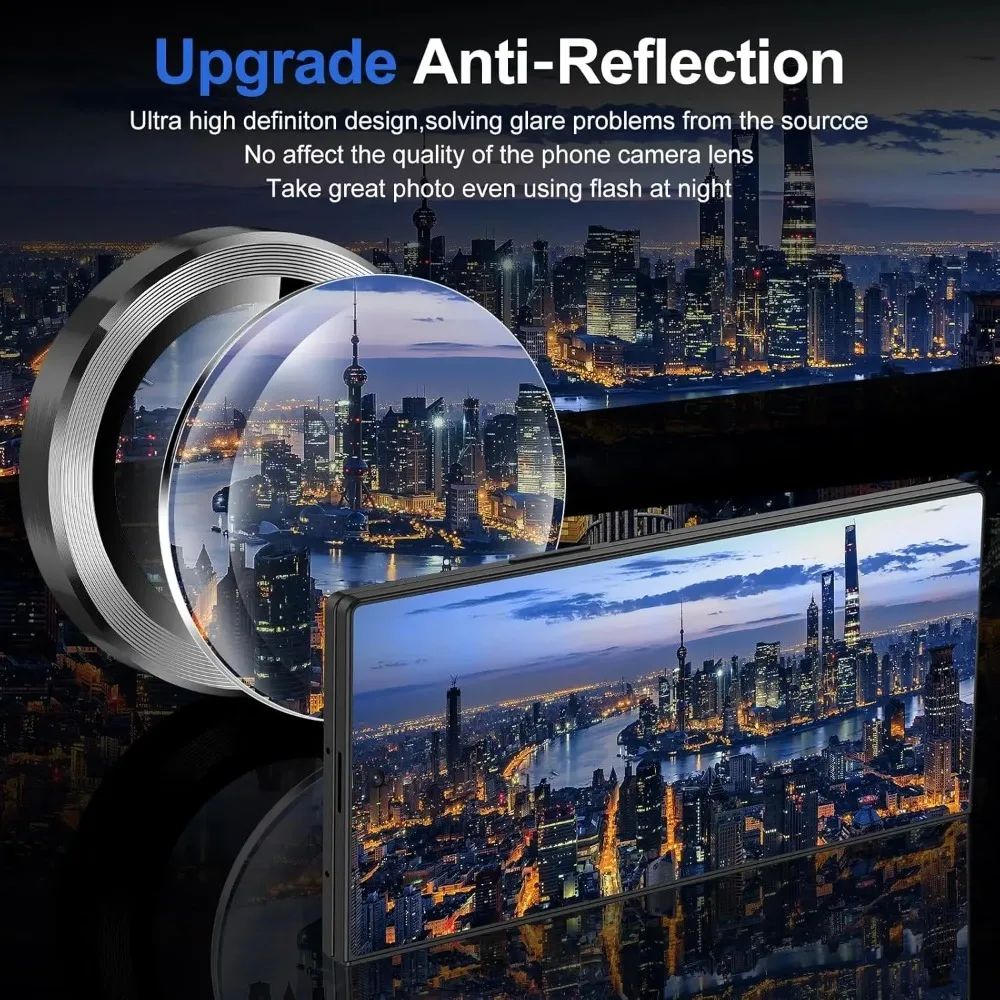Paquete de 3/2/1 para Samsung Galaxy Z Fold 7 Protector de lente de cámara antiarañazos HD anillo de Metal Protector de lente de vidrio templado para Z Fold7