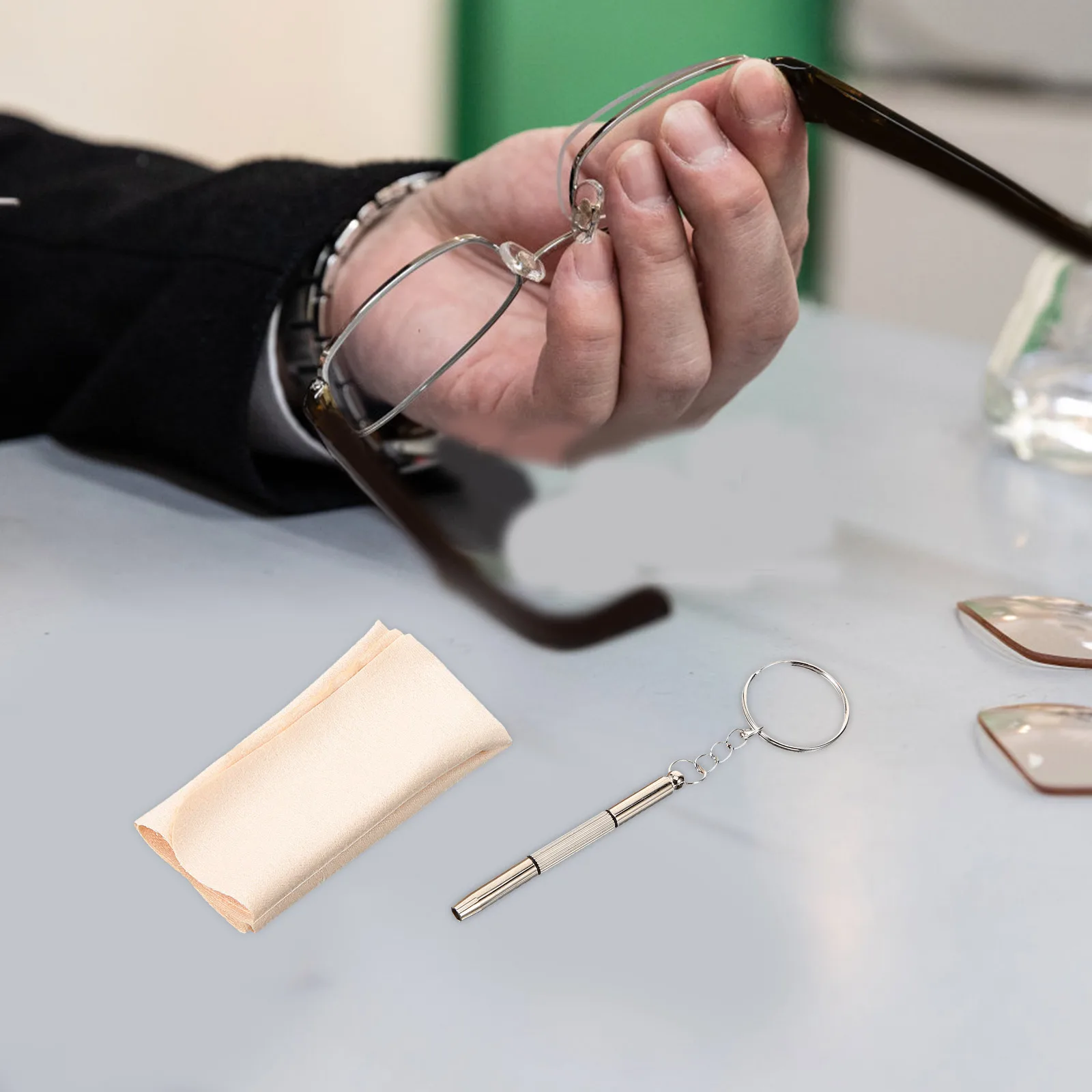 

1Set Eyeglass Nose Pads Soft Comfortable Ergonomic Design Antislip Fits Most Glasses Sunglasses Repair Eye Glass Screws