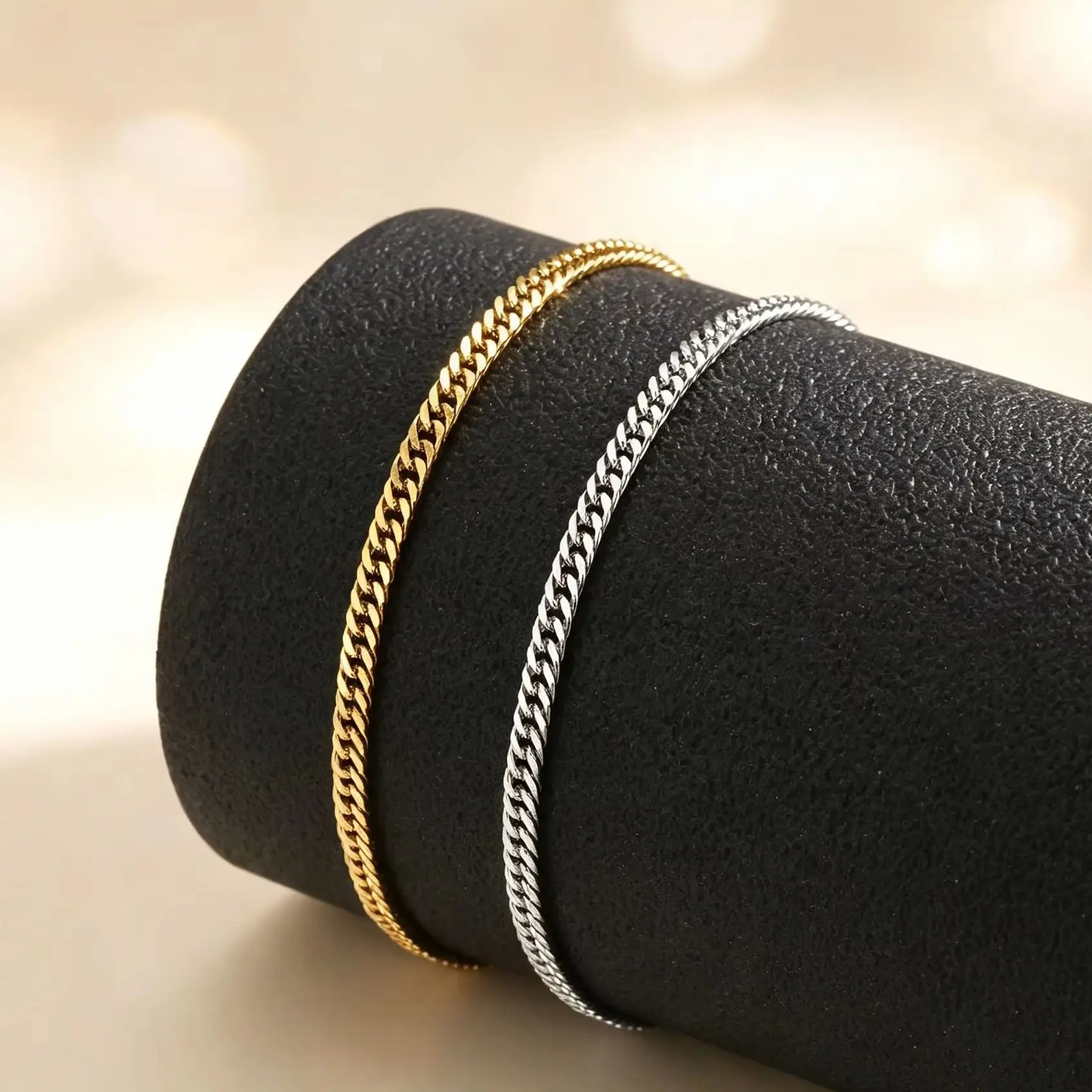 Bracelet de cheville cubain fi - Jc Jewelry & Watches Photos avis et prix