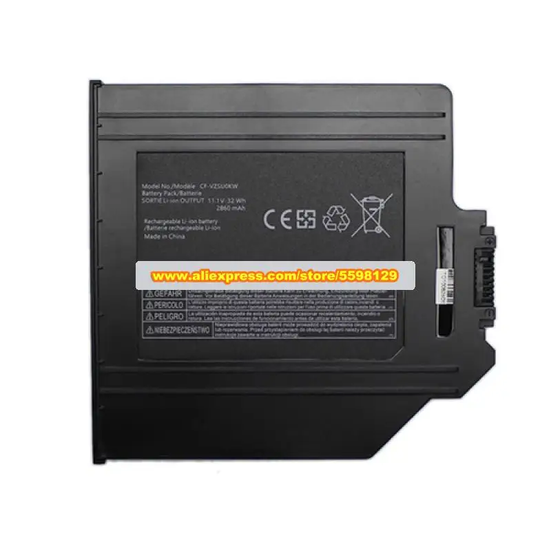 

New CF-VZSU0KW Battery CF-VZSU0PW 11.1V 2860mAh 32Wh for CF-54 2nd Bay Cf-54mk1 Media Bay 2nd Laptop Battery