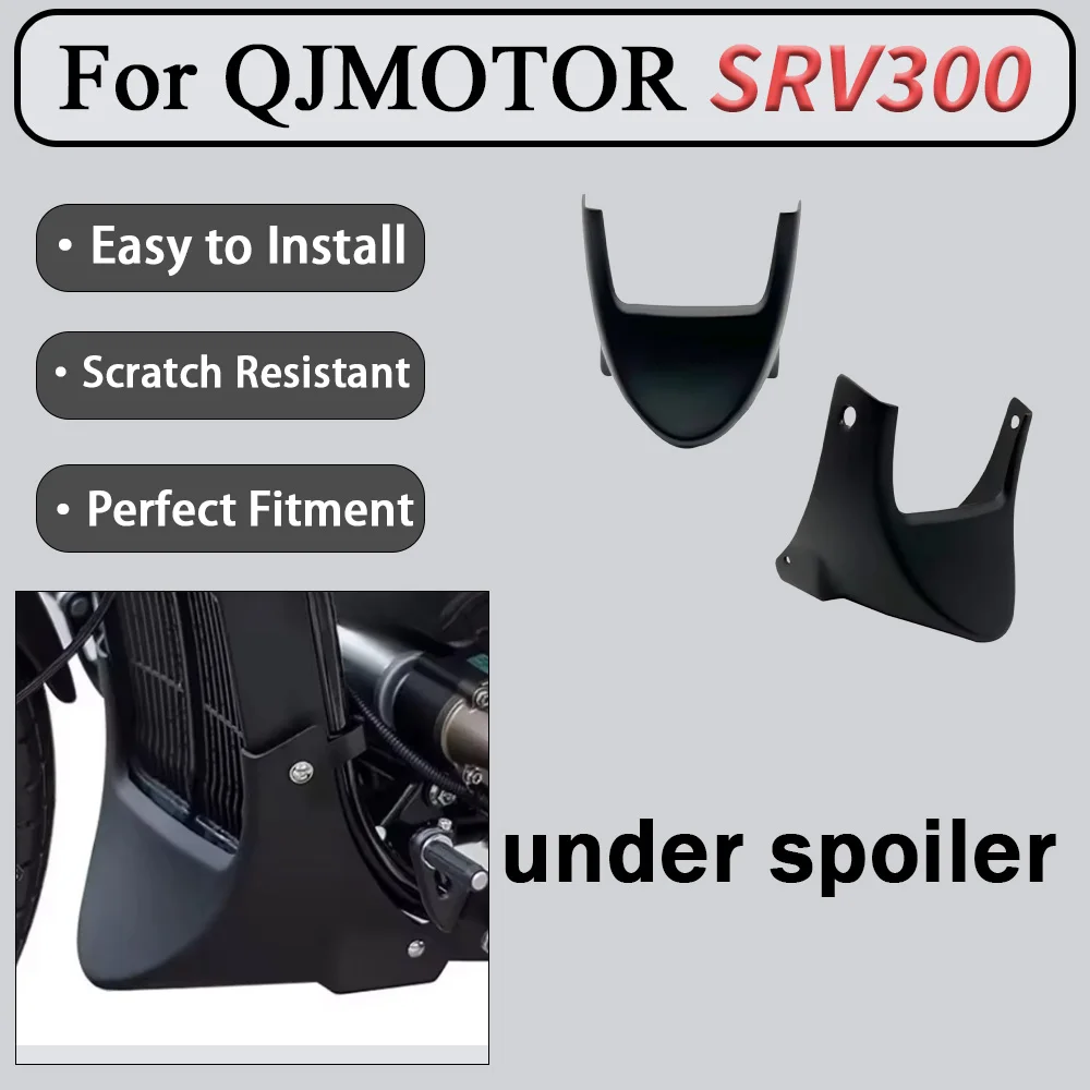 For QJMOTOR SRV300 motorcycle modification lower deflector chassis surround protective cover accessories