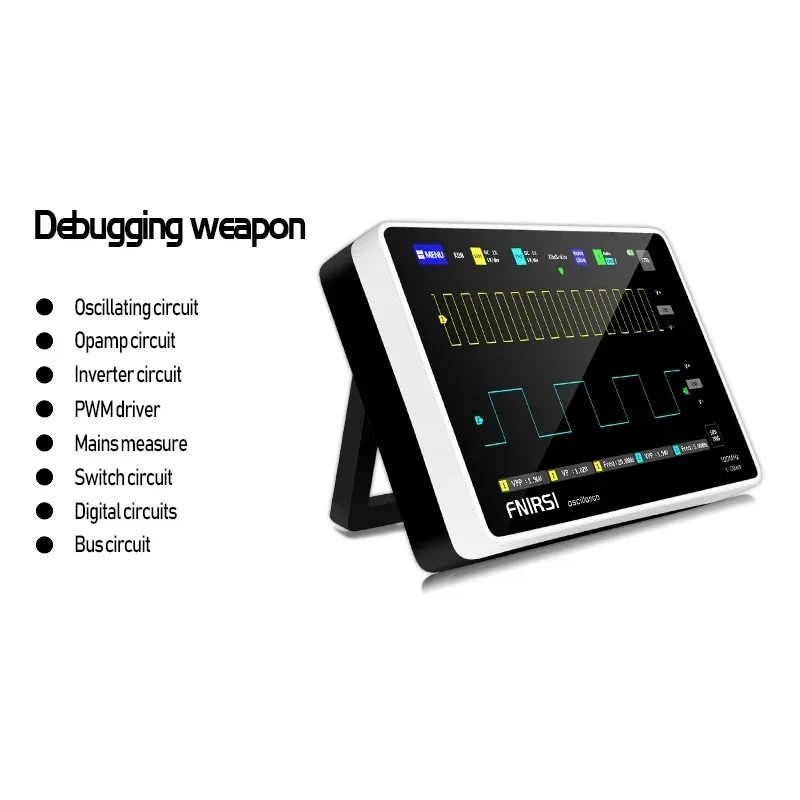 Digital Touch Screen Storage Oscilloscope Kit,Mini Digital Oscilloscope 100mhz Bandwidth 7 Inch Screen