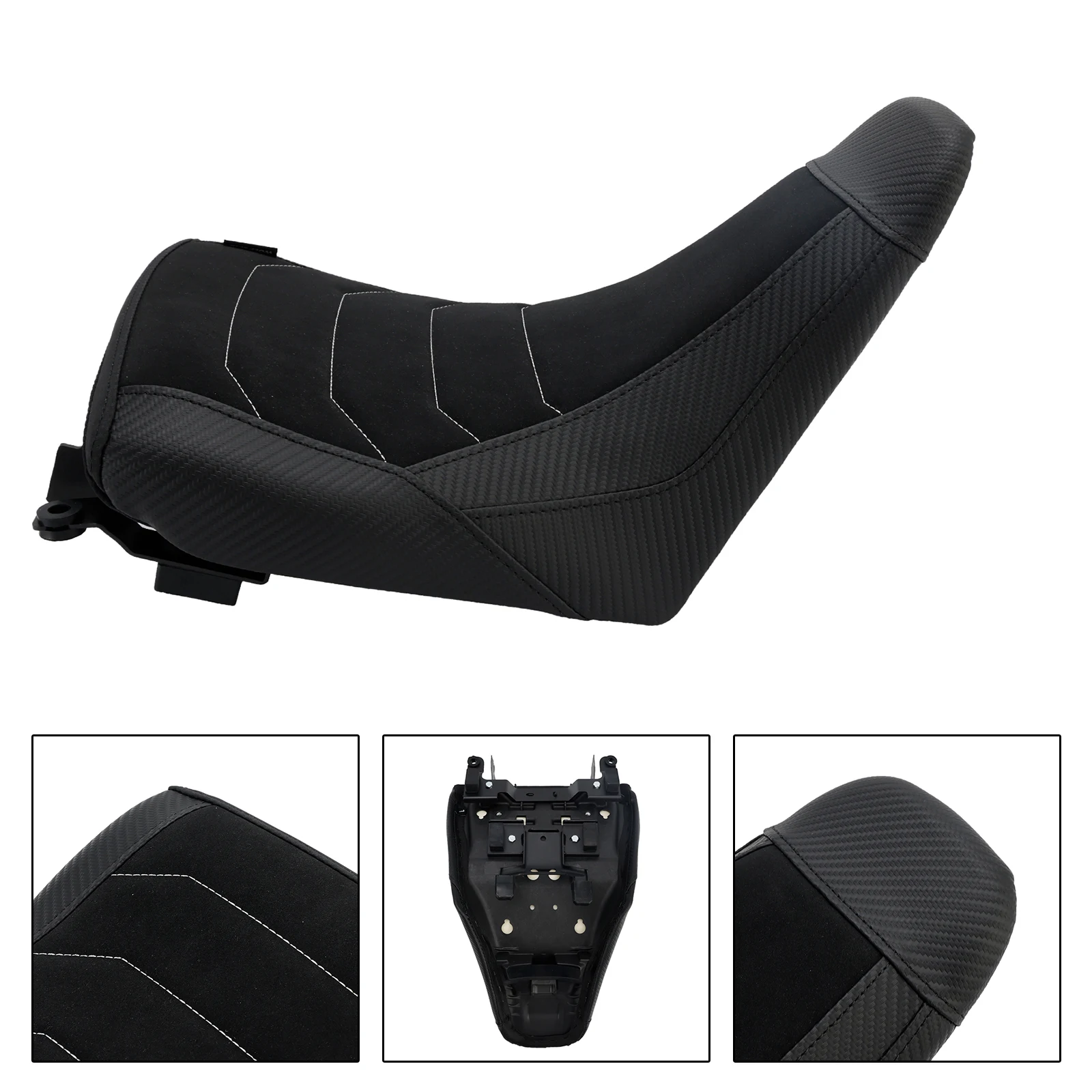 Artudatech Front Driver Seat Lower Raider Cushion Fit Red for Suzuki V-Strom DL1050 2023 2024 2025