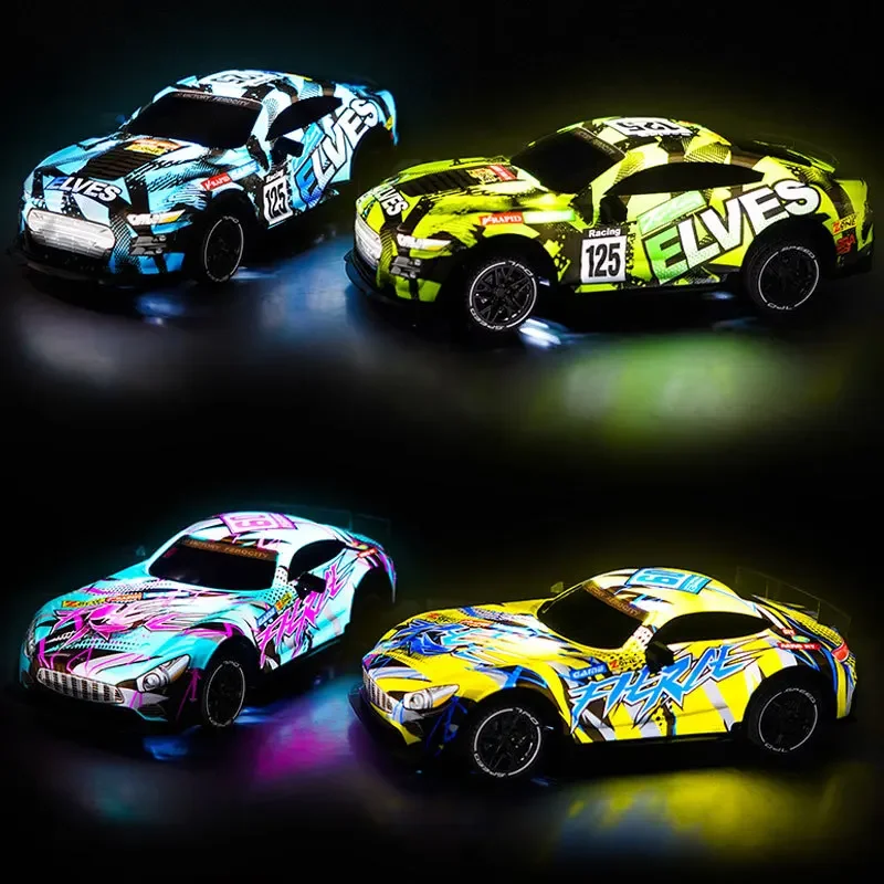 

Светящийся RC Drift Car 1/18, грузовик с дистанционным управлением, внедорожник для скалолазания со светом, электрический гоночный автомобиль, детский подарок на день рождения