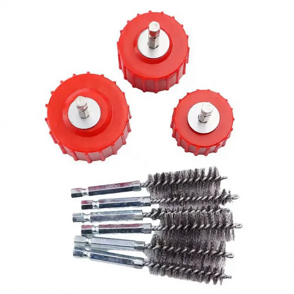 Stainless Steel Wire Hole Brush Pipe Cleaning Tool Rust Removal Polishing Grinding Rotary Scrubbing Brush For Zhiwei