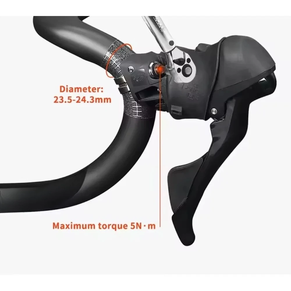 Tr5500 full internal wiring carbon car handle black one-piece car handle highway bicycle accessories
