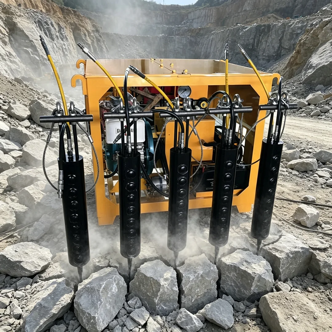 

Semi Automatic Manual Auxiliary Rock Splitter for Small Scale Quarry Mining Operation Equipment