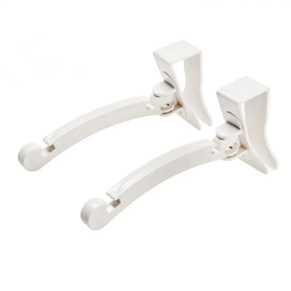 2 Pcs Plastic Cabinet Garbage Bags Hook Beige Foldable Trash Hanger Racks Space Saving Hanging Cupboard Back Trash Bag Hook