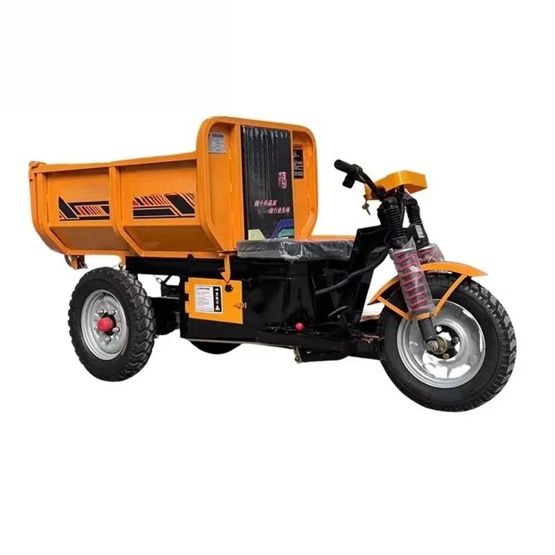 Mining Equipment and Engineering Vehicles Hydraulic Dumping Electric Cargo Tricycles