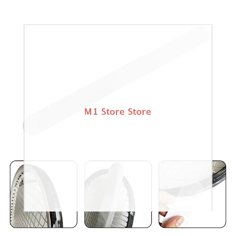 

Transparent Tennis Racket Paddle Head Protection Tape Reduce Friction Sticker TPU Protection Tape Sports Parts
