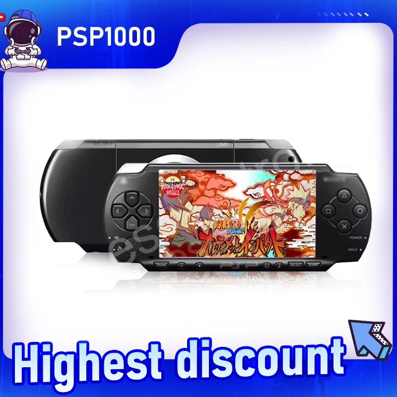 Original PSP 1000 Game Console PSP1000 Handheld Game Handheld Gaming Console Includes Free Games 16GB 32GB 64GB 128GB