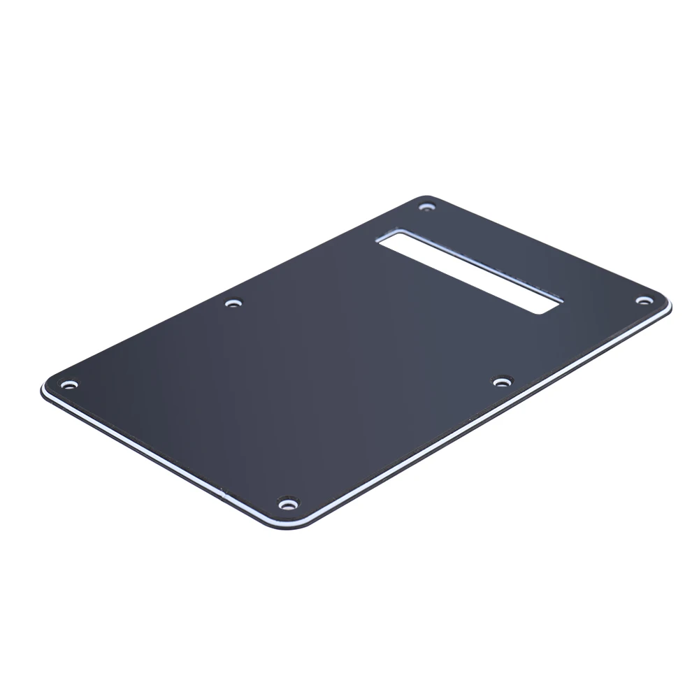 

Pickguard Tremolo Cavity Cover Backplate 3Ply 2.2mm Thickness 14.3x9cm Size 40g Weight for Stratocaster Strat Modern Style