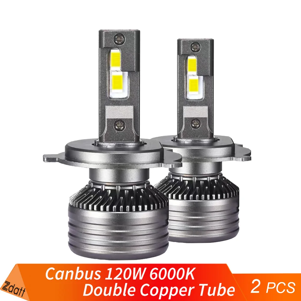 

Комплект светодиодных фар H4 H7 H11 LED 110W 30000LM 6000K Canbus с двойной медной трубкой, 12V 24V, для H1 H8 9005 HB3 9006 HB4