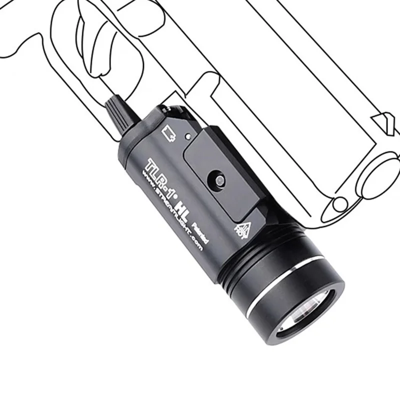 TR-1 Tactical Highlight Flashlight Tactical Light, 800 Lumen LED Electronic Hanging Torch/strong Light/Flashing Tactical Light