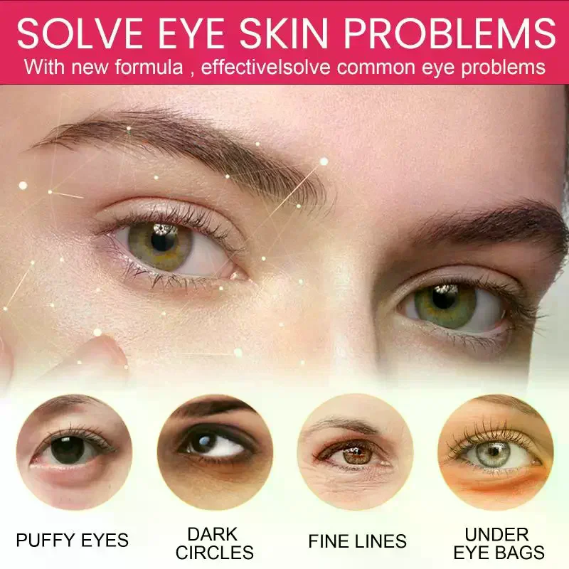 EELHOE Anti Wrinkle Eye Cream Against Puffiness Remove Eye Bags Dark Circles Treatment Anti-Aging Eye Firming Tightening Cream