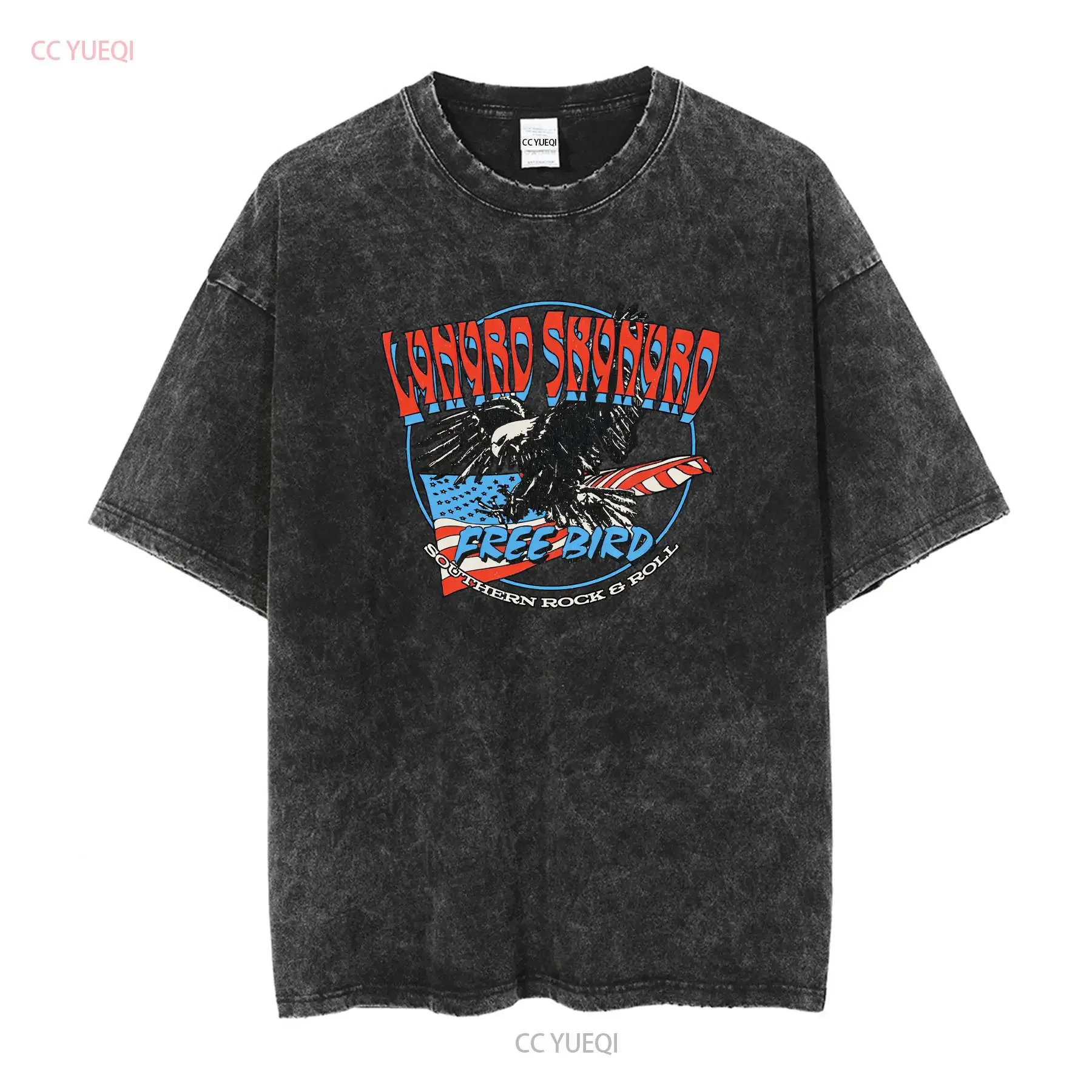 Lynyrds Cool Skynyrded T Shirt Men 100 Cotton Amazing Round Neck long or short sleeves vintage Washed Casual fashion Breathable