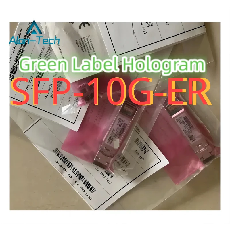 Green Label Hologram SFP-10G-ER 10Gb/s SFP+ Transceiver Dual Fiber Singlemode 40km 1310nm LC DDM