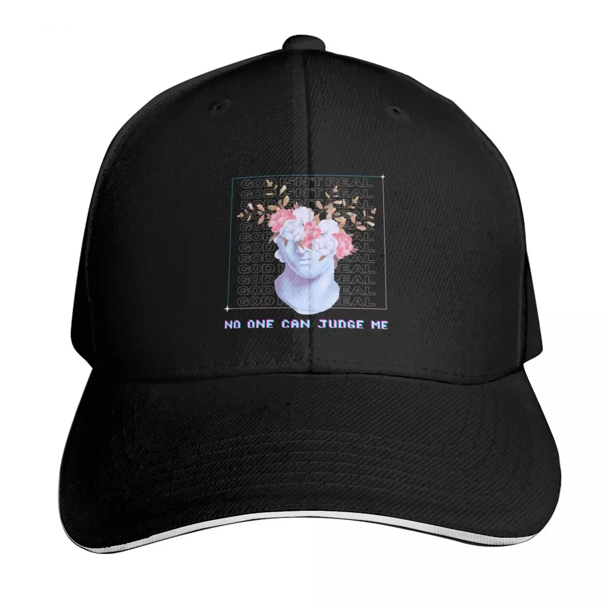 No One Can Judge Me Baseball Cap Strapback Dad Hat Six Panel Structured Crown Sun Protection UPF 50+