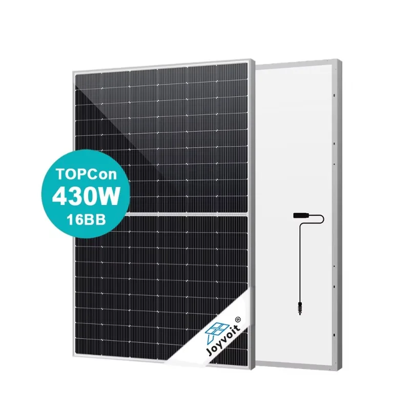 Portable For N-Type HJT BIPV Foldable Solar Panel 182mm 108cells Half Cut Mono Crystalline 410-430W 30-Year Warranty