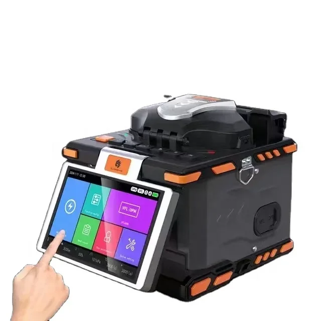 M5 Fusion Splicer 4-Motor-Kernausrichtung Mini-Spleißmaschine Glasfaserschweißmaschine für FTTH