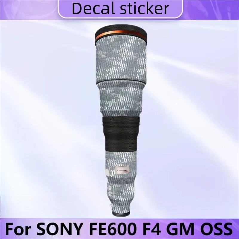 

SEL600F40GM FE600 F4 GM Lens Decal Skin for Sony FE 600mm F4 GM OSS Lens Premium Cover Film Wrap Lens Sticker