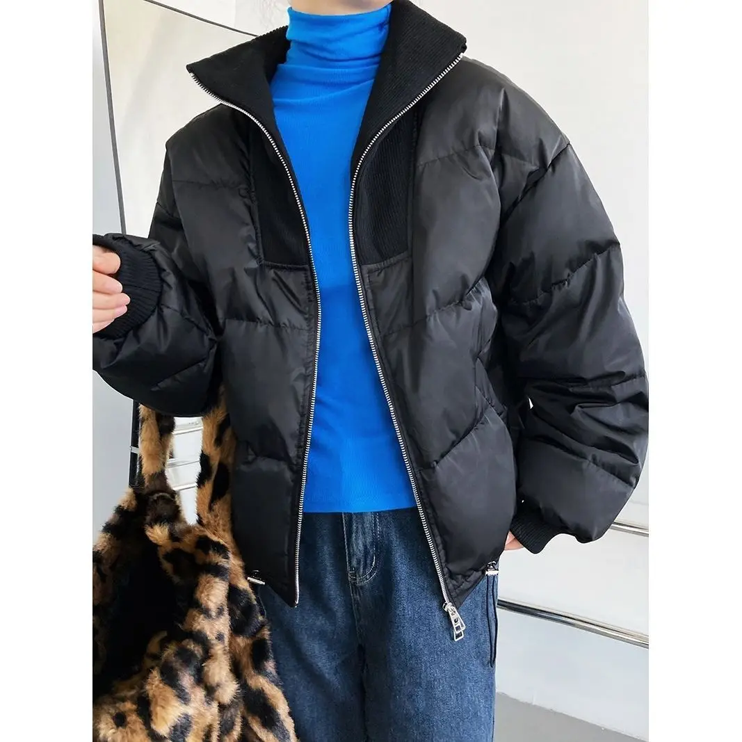 Stand-up Collar Cotton-padded Jacket Women's Autumn and Winter Cotton-padded Jacket Jacket Design Thin Bread and Clothing