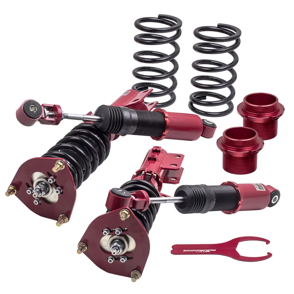 MaXpeedingrods 24 Way Coilovers Suspension for Hyundai Veloster 13-15 Adjustable Damper Absorber Coilover Shocks Absorber Strut