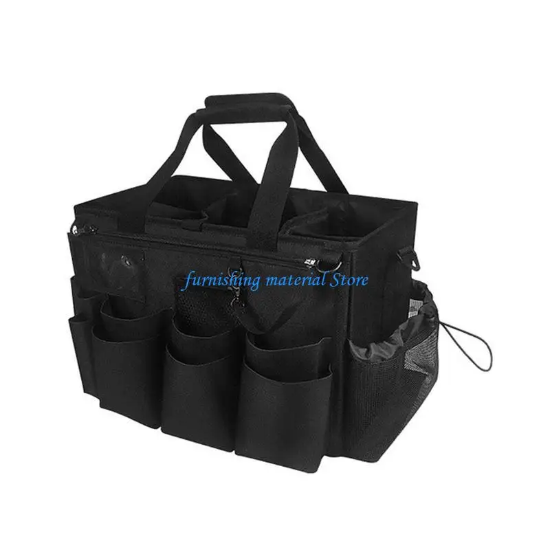 

Y5GD Wearable Cleaning Supplies Organizers Bag With Shoulder Strap For Housekeepers