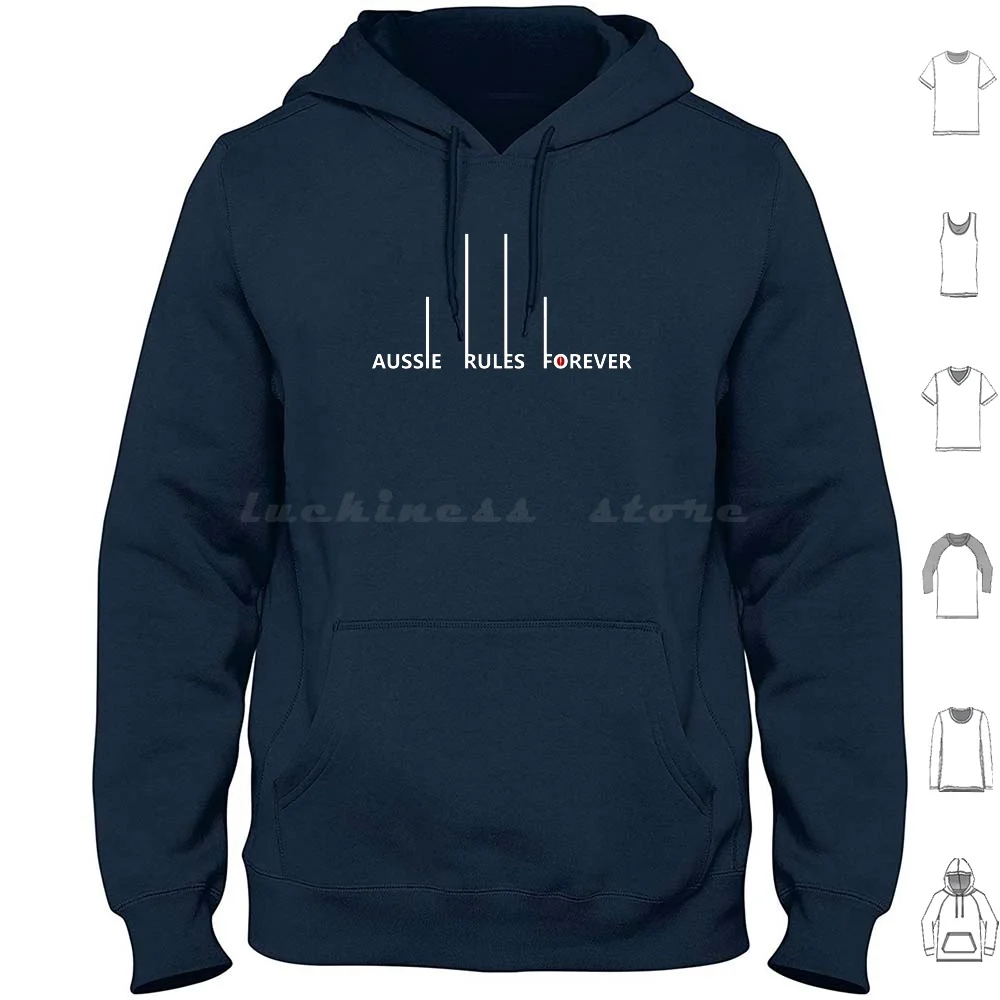 

Aussie Rules Forever Hoodie Cotton Long Sleeve Aussie Rules Forever Aussie Rules Forever Afl Footy Football Sherrin