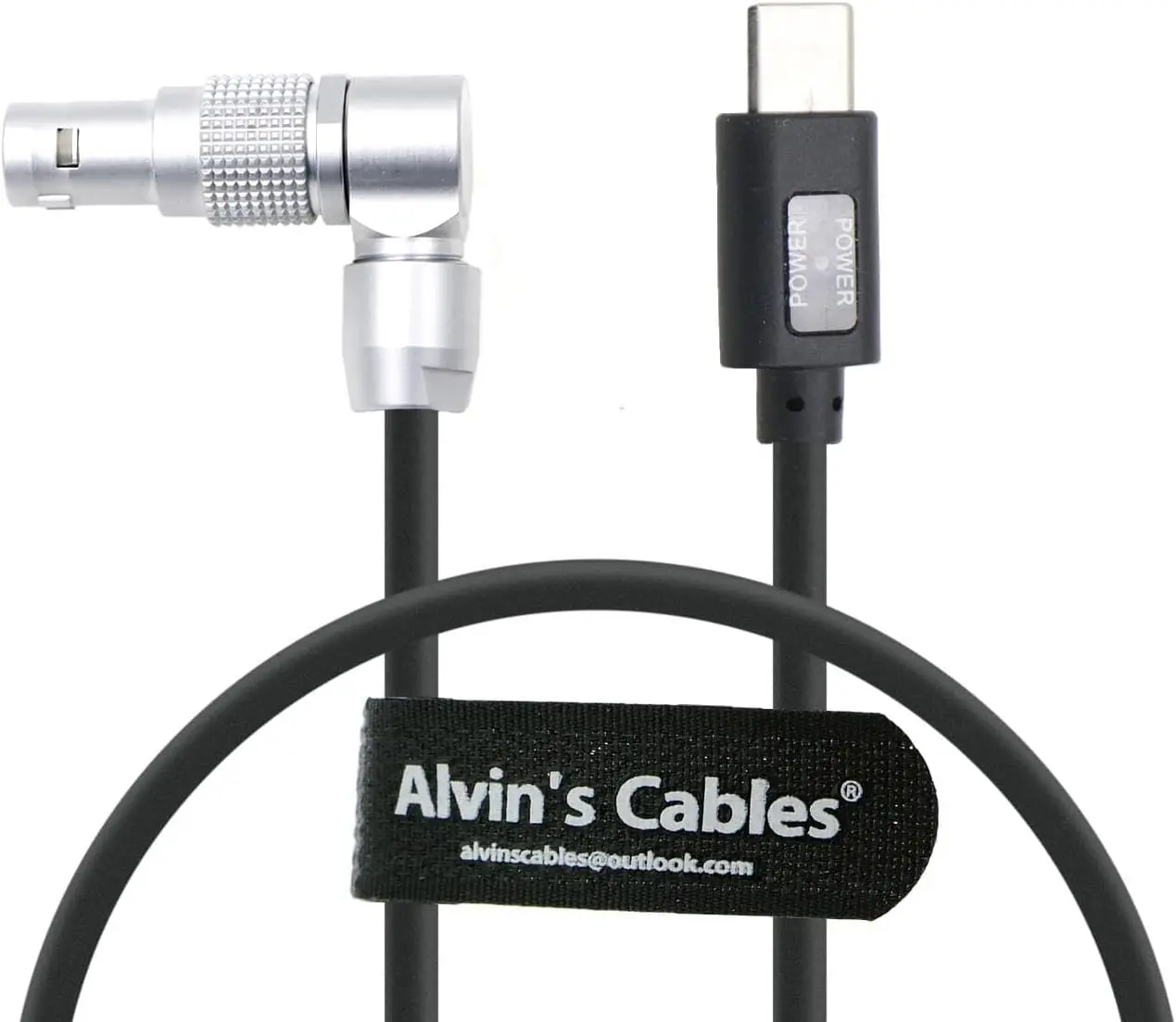 

Кабели Alvin PD USB-C Type-C на 2-контактный женский кабель питания Кабель для быстрой зарядки для камеры RED Komodo 45 см | 18 дюймов
