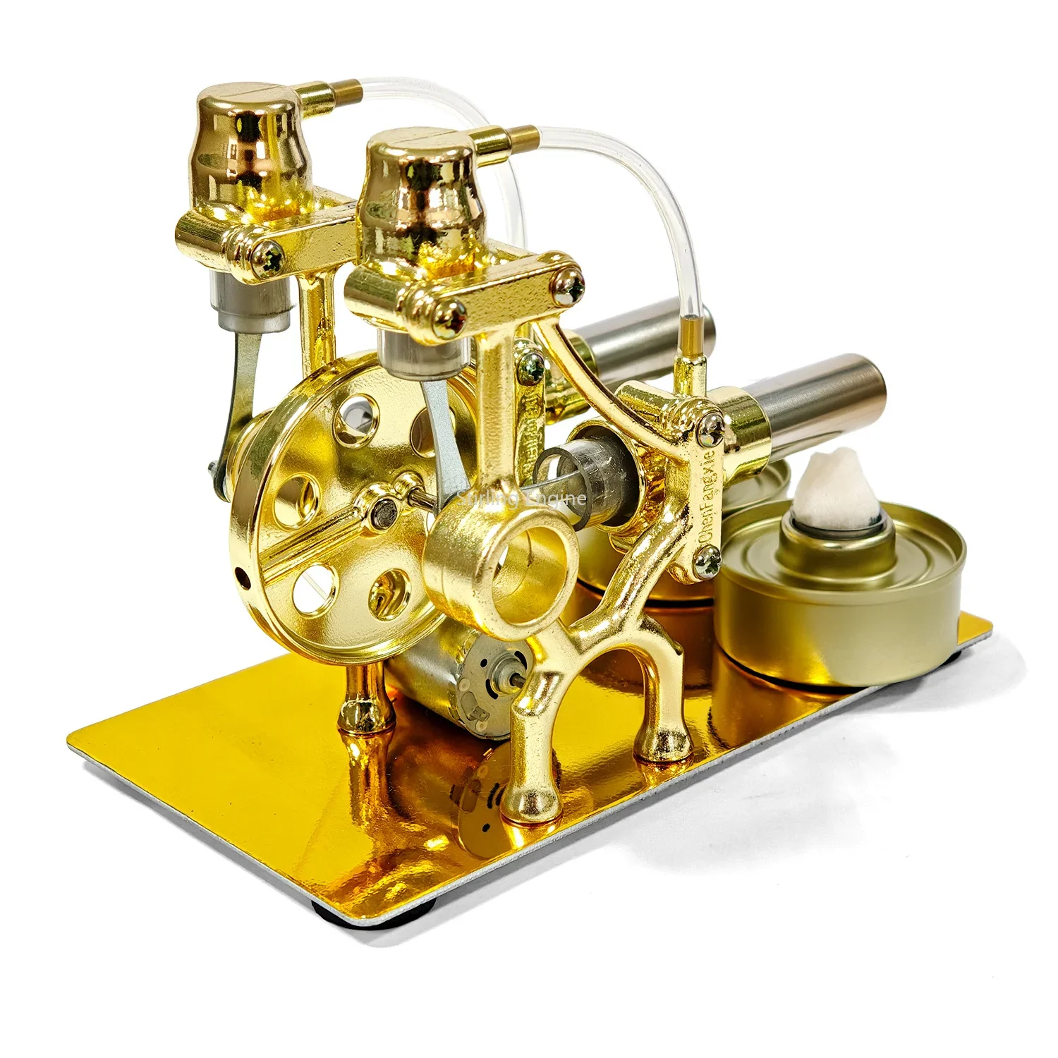 NF Stirling Engine Model DIY Kit Double Cylinder Generator Scientific Physical Experiment Working Mechanical Motor Toy