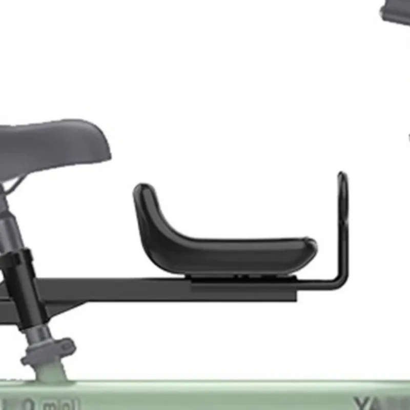 Electric Bicycle Compatible Saddle Seat Post Mount Mini Chair Bike Front Quick‑Release Seat Sturdy High Load‑Bearing Bikes Parts