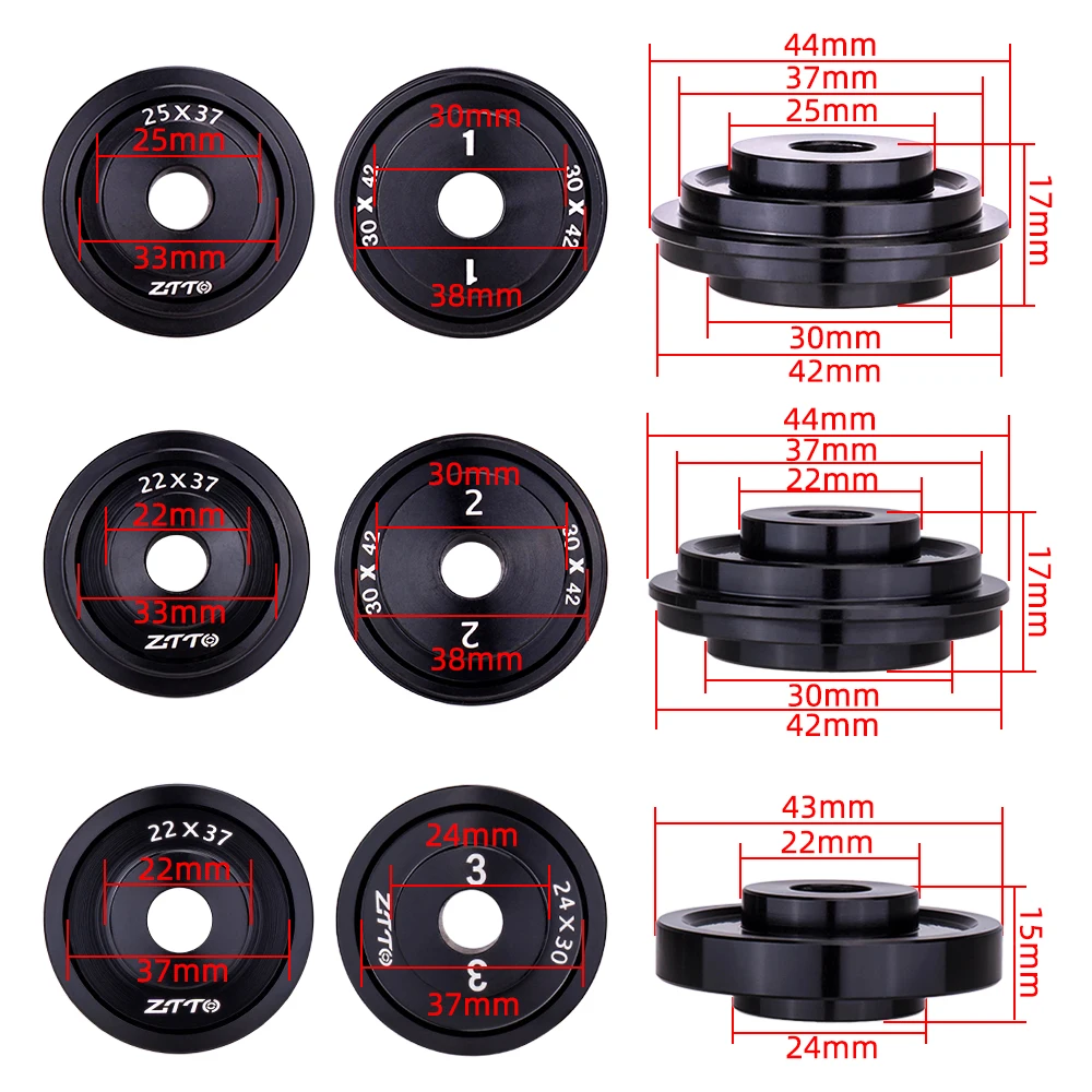 ZTTO-herramienta de instalación de rodamiento de soporte inferior de bicicleta, herramienta de instalación para bicicleta de montaña y carretera BB Press Fit 24mm 30mm BB86 BB30 BB92 PF30 DUB, Kits de reparación