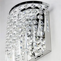 Modern Crystal Chandelier Fixture E14 LED Wall Lamps