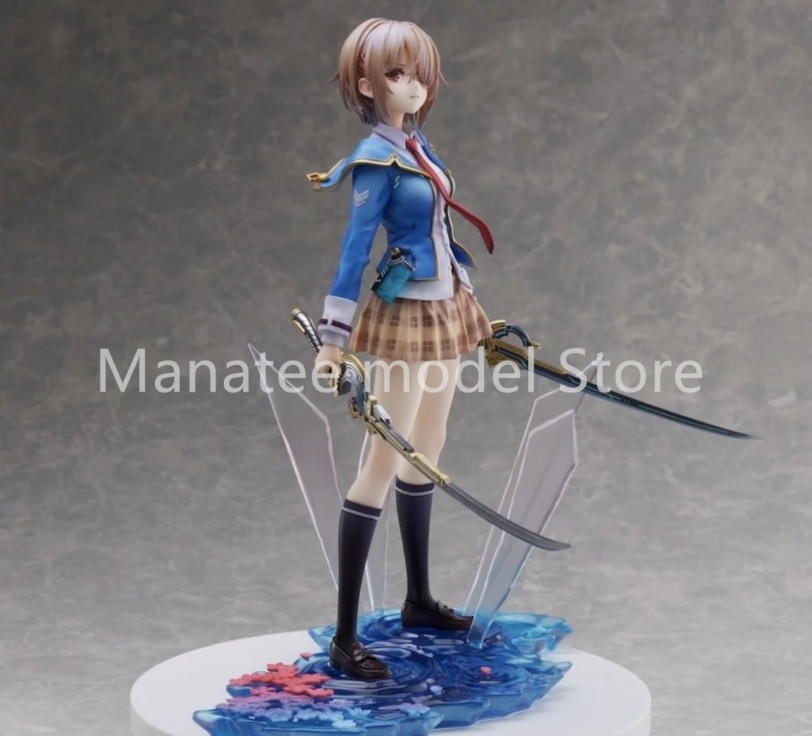 ชุดสะสมของเล่นอะนิเมะ1/7 PVC สีแดงลาย Ruka Kayamori 1/One Slash แบบดั้งเดิม