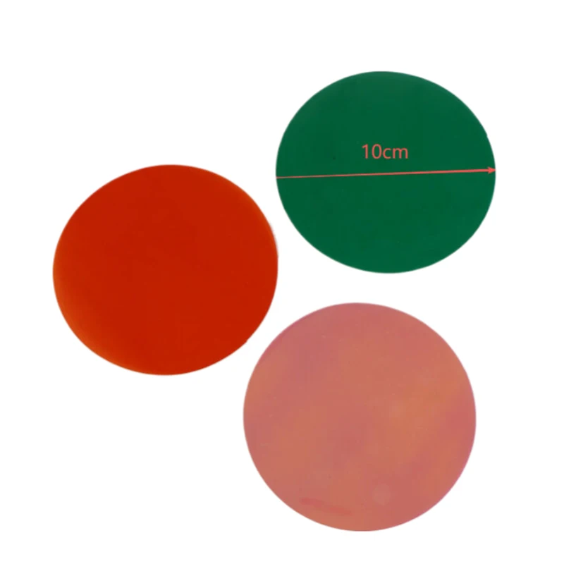 5/10Pcs 10CM Lamp Color Correction Film Self Adhesive Transparent Filter Sheets Light Gel For Headlights DIY Lighting image 4