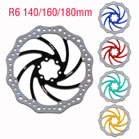 R6 Color Mtb Brake Disc 140 160 180MM Mountain Bike Hydraulic Mechanical Caliper Rotor For Bicycle Vtt Bmx Road Ultra Light